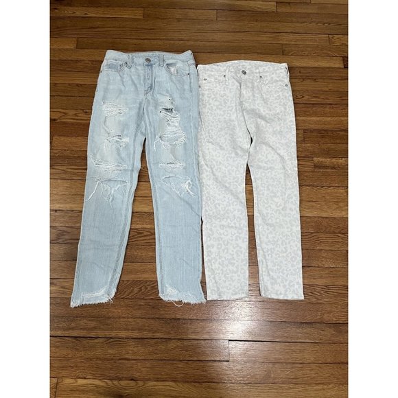 American Eagle Jeans Jeggings Womens Size 00 0 24-25” Waist Lot 12 Shorts Pants - Picture 13 of 15